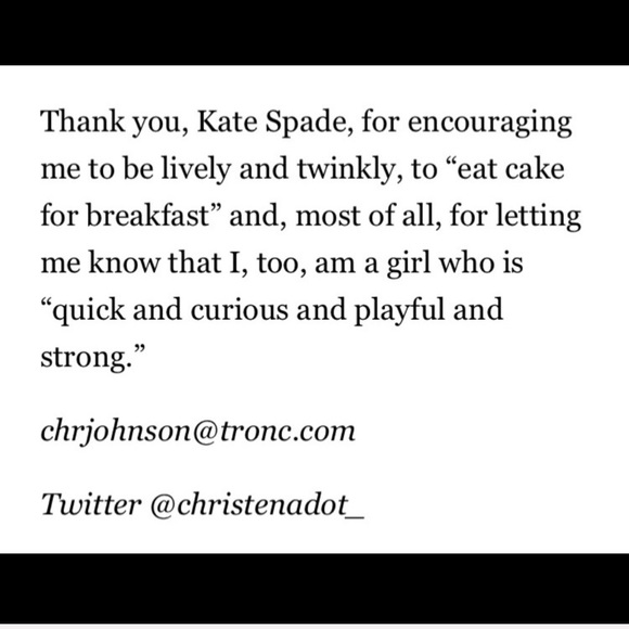 Thank you, Kate Spade ❤️ - Picture 7 of 8